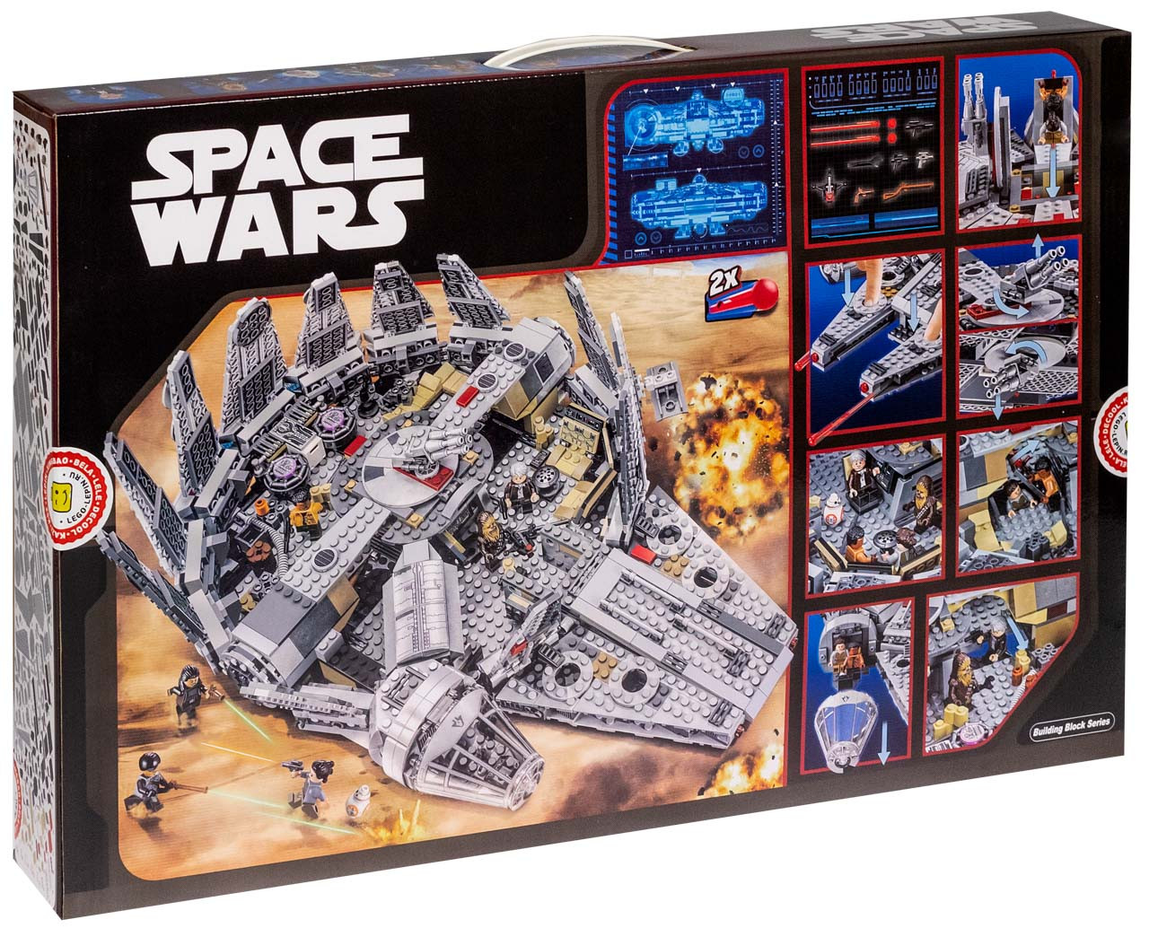 Конструктор Звездные войны "Сокол Тысячелетия" Bela 10467, аналог Lego Star Wars 75105 - фото 8 - id-p220792516