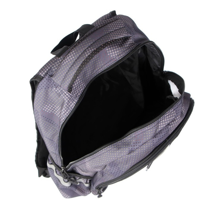Рюкзак молодежный 40 х 30 х 16 см, с эргономичной спинкой, со светящимся элементом из оптико-волоконных нитей, - фото 8 - id-p220792291