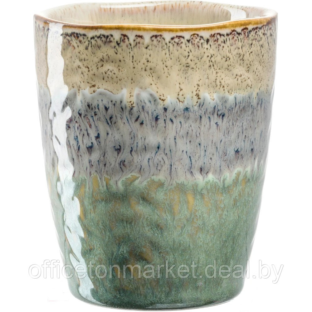 Чашка керамическая Leonardo "Matera", 300 мл, бежевый, серый, зеленый - фото 1 - id-p218373417