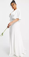 Свадебное платье ASOS DESIGN Curve Serenity Color IVORY Размер EU 50