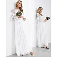 Свадебное платье ASOS DESIGN Ayla Color IVORY Размер EU 40