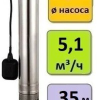 Насос для колодца UNIPUMP ECO FLOAT-1 с попл. выкл