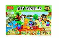 Конструктор My World Minecraft 6 в 1 274 детали