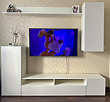 Гостиная СОЛО 15 НМ (Белый/ Белый глянец) МК-Стиль, фото 4