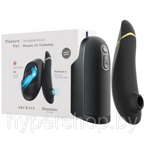 Набор стимуляторов для пар Pleasure Pair ArcWave Ion + Womanizer Premium 2