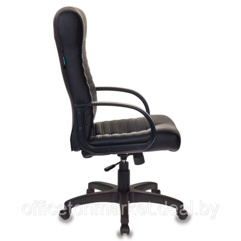 Кресло для руководителя Бюрократ "KB-10LITE", экокожа, пластик, черный - фото 3 - id-p220792507