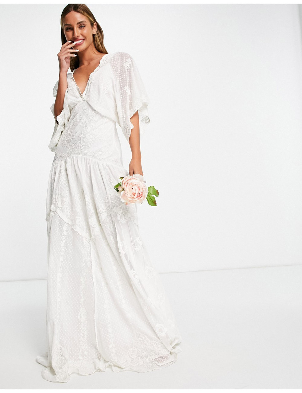 Свадебное платье ASOS EDITION JESSICA Color IVORY Размер EU 38 - фото 1 - id-p220794375
