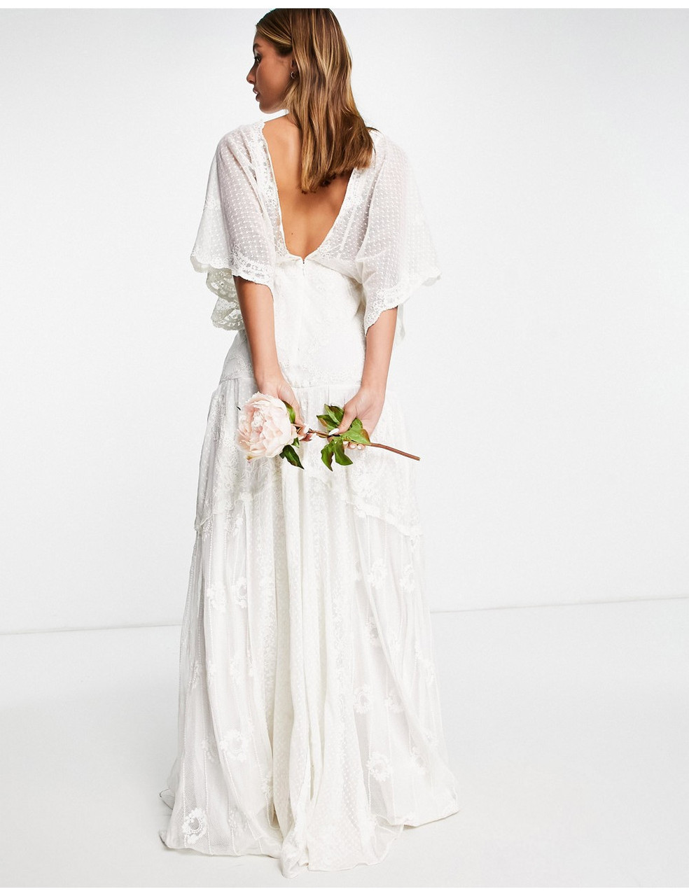 Свадебное платье ASOS EDITION JESSICA Color IVORY Размер EU 38 - фото 2 - id-p220794375