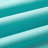 Простыня Евро 220*240 бирюзовая сатин Моноспейс ECOTEX, фото 5