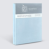 Пододеяльник 1,5 сп. 145*215 голубой сатин Моноспейс ECOTEX, фото 2