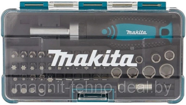 Набор отвертка с битами Makita B-36170 (47 предметов) - фото 2 - id-p220795339