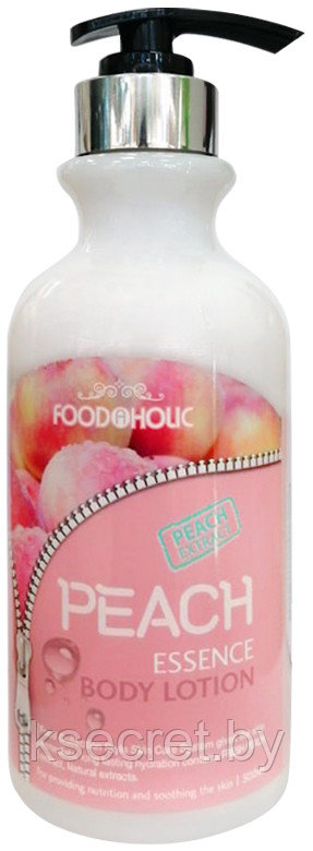 Лосьон для тела с экстрактом персика FOODAHOLIC Essential Body Lotion Peach (500ml) - фото 2 - id-p220795331