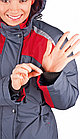 Куртка утепленная зимняя женская Леди Спец (цвет серый с красным), фото 8