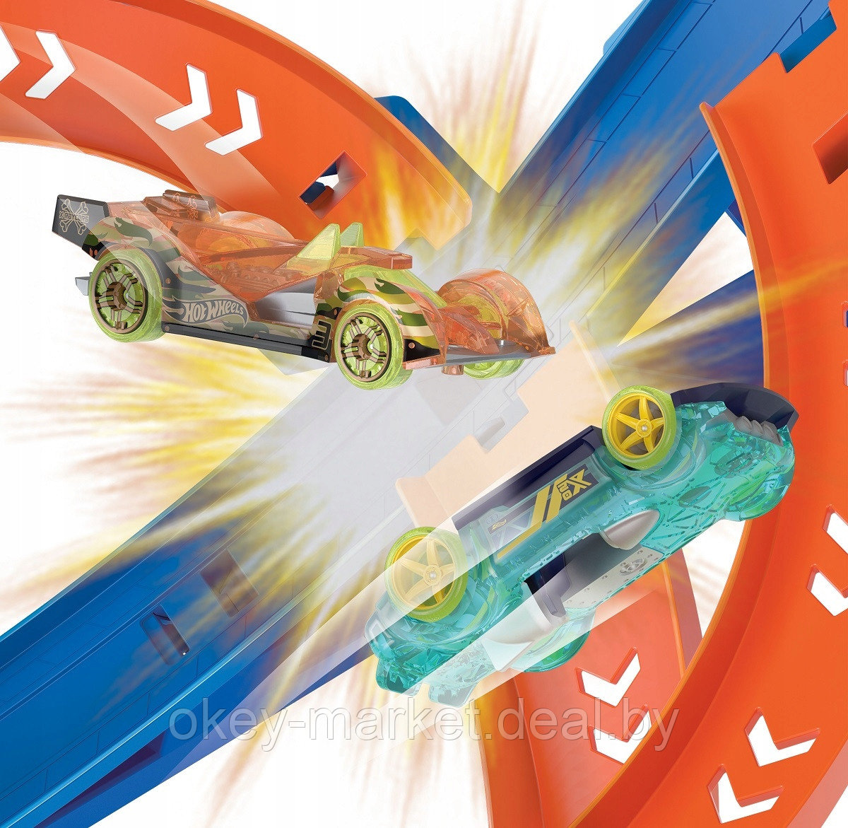 Игровой набор Hot Wheels Авария на скоростной спирали HGV67 - фото 9 - id-p220796299
