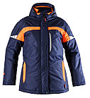 Куртка утепленная зимняя женская Леди Спец (цвет синий с оранжевым), фото 5
