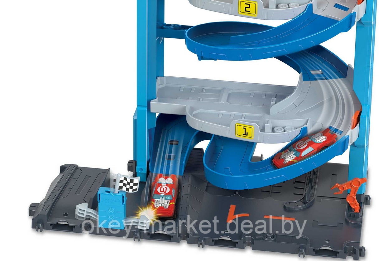 Игровой набор Hot Wheels Трансформирующаяся гоночная башня HKX43 - фото 2 - id-p220796522