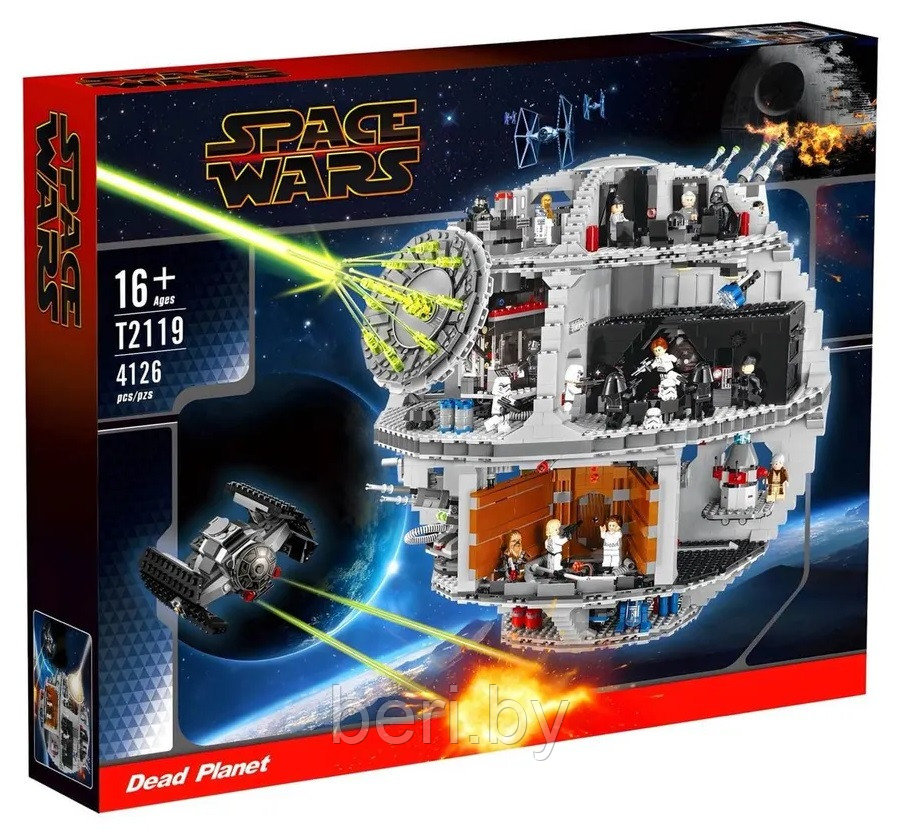 Конструктор Lele Star Wars "Звезда смерти", 4126 деталей, аналог Lego - фото 9 - id-p220797185