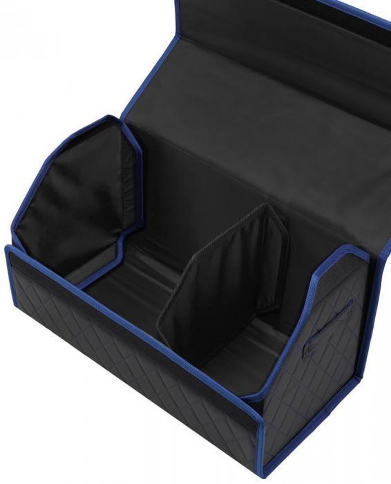 STVOL STO10 в багажник, экокожа, черный/синий ромб, 60*30*30 см - фото 7 - id-p220797992