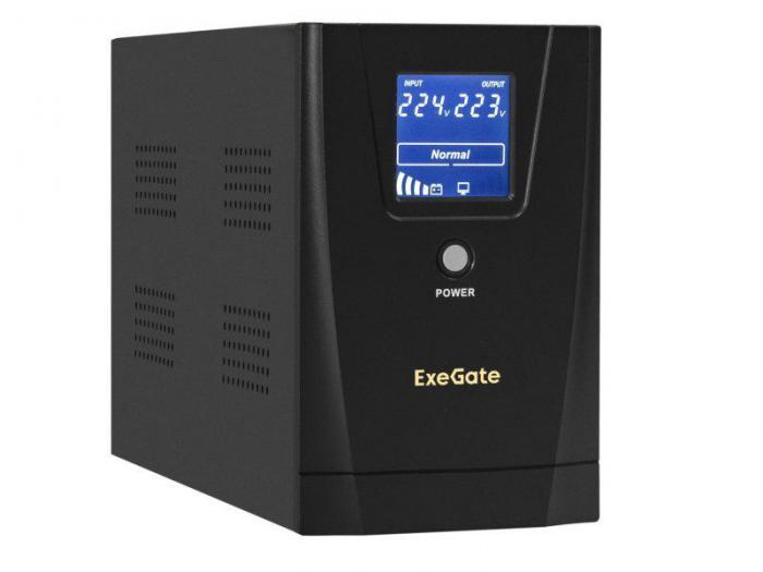 Источник бесперебойного питания ExeGate SpecialPro Smart LLB-2200.LCD.AVR.4C13.RJ.USB / EX292634RUS - фото 1 - id-p220798203