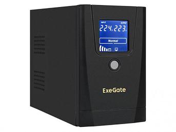 Источник бесперебойного питания ExeGate SpecialPro Smart LLB-650.LCD.AVR.1SH.2C13.RJ.USB / EX292770RUS