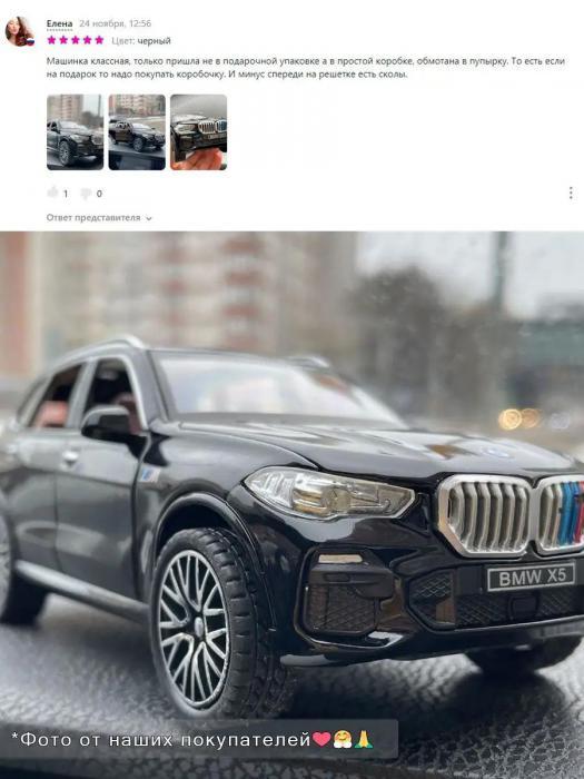 Машинка BMW X5 игрушечная металлическая коллекционная модель бмв игрушка моделька автомобиля - фото 8 - id-p220798244