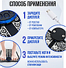 Массажный коврик EMS с пультом и электродами для миостимуляции Foot Massager 8 режимов 19 скоростей /, фото 3