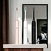 Электрическая зубная щетка Sonic toothbrush x-3 / Щетка с 4 насадками Черный, фото 6