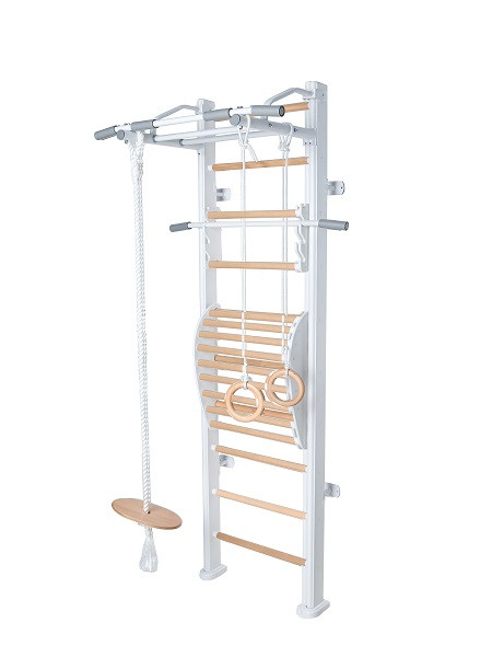 Детский спортивный комплекс Perfetto sport Scala in legno 1 bianco-naturale PS-115