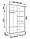 Шкаф-купе 120 VS.03 Дуб Трюфель/профиль Серебро, фото 3