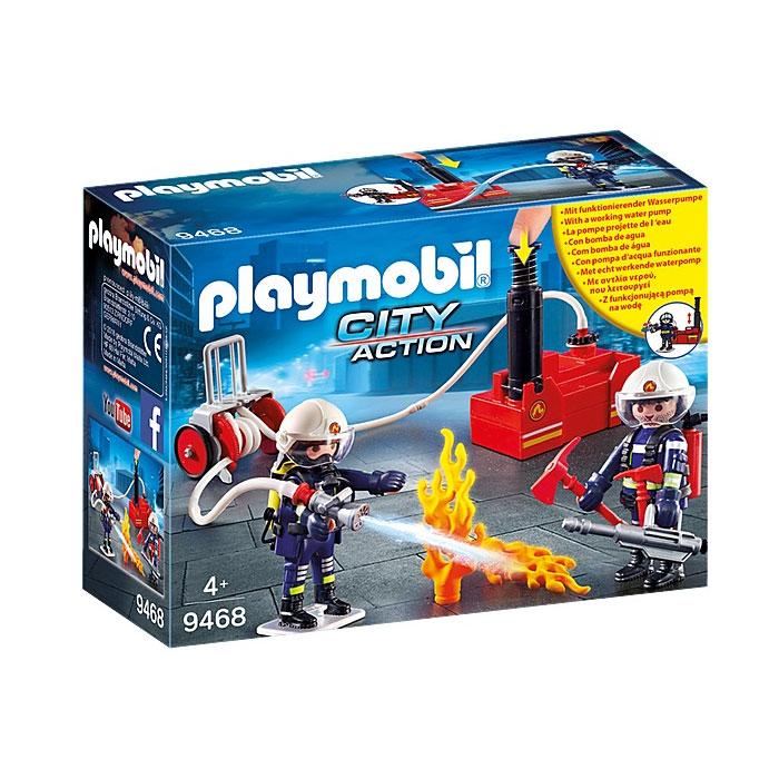 Игровой набор Playmobil. Пожарные с водяным насосом - фото 1 - id-p220799505