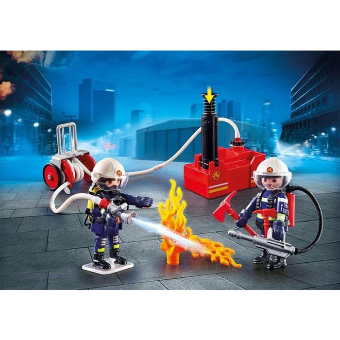 Игровой набор Playmobil. Пожарные с водяным насосом - фото 3 - id-p220799505