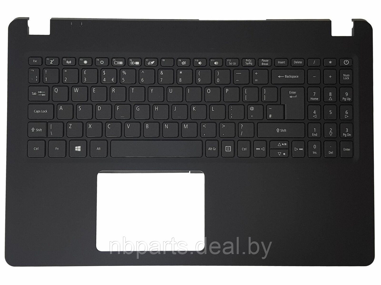 Верхняя часть корпуса (Palmrest) Acer Aspire 3 A315-56, чёрный (Сервисный оригинал), 6B.HS5N2.005 - фото 1 - id-p205937379