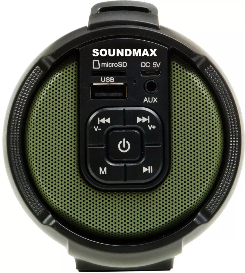 Беспроводная колонка Soundmax SM-PS5020B (хаки) - фото 2 - id-p218672484