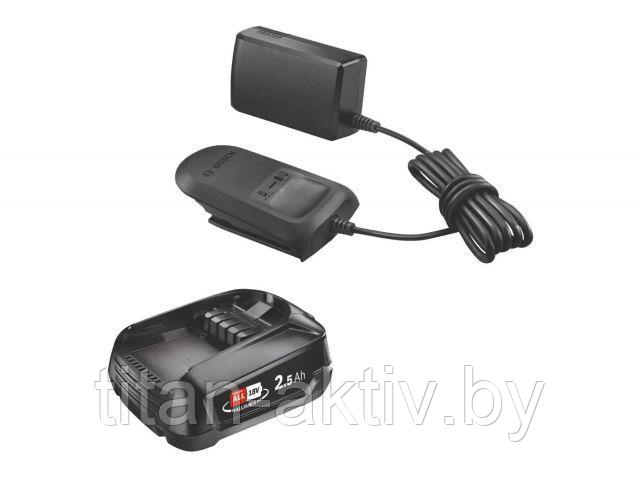 Комплект аккумулятор 18.0 В PBA18 V 1 шт. + зарядное устройство AL18V-20 (Набор PBA 18 V 2,5Ah 1 шт. - фото 1 - id-p220710115