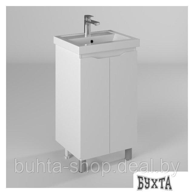 Мебель для ванных комнат Briz Тумба напольная Мальта 50 с умывальником Фостер - фото 1 - id-p202892592