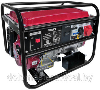 Бензиновый генератор WATT WT-8002 - фото 1 - id-p220805968