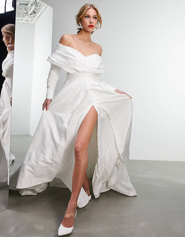 Свадебное платье ASOS EDITION LOLA Color IVORY Размер EU 54 - фото 1 - id-p220809493