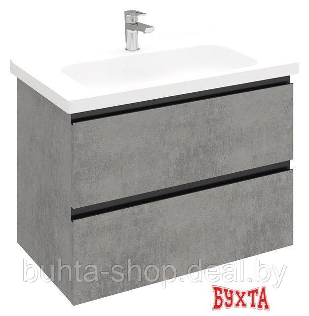 Мебель для ванных комнат Laparet Тумба под умывальник Electra 80 (хромикс серебро) - фото 1 - id-p201247689
