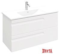Мебель для ванных комнат Laparet Тумба под умывальник Atlas 100 (белый матовый)