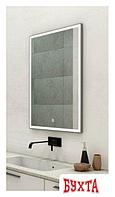Мебель для ванных комнат Континент Зеркало Frame Silver Led 70x100 (нейтральная подсветка)
