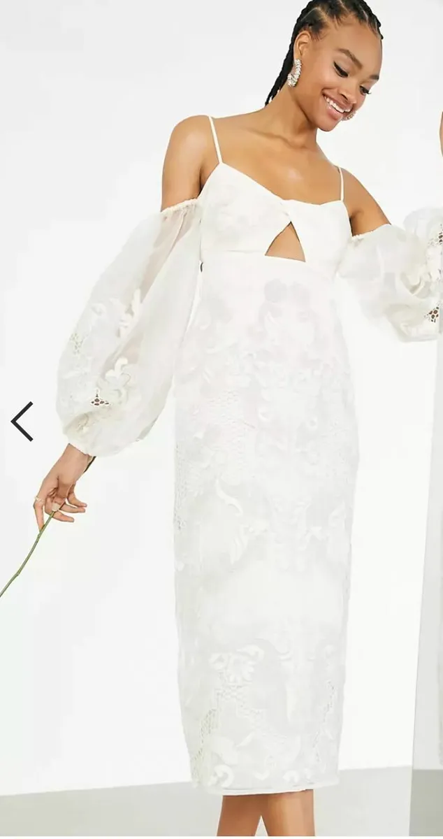 Свадебное платье ASOS EDITION WILLOW Color IVORY Размер EU 40 - фото 1 - id-p220810295