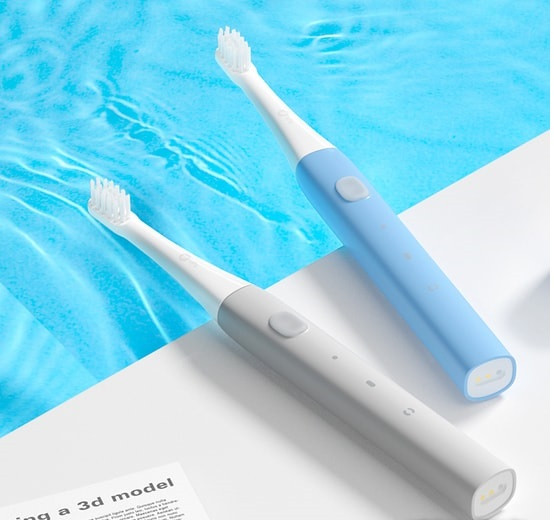 Электрическая зубная щетка Infly Electric Toothbrush P20A Серая - фото 4 - id-p220532147