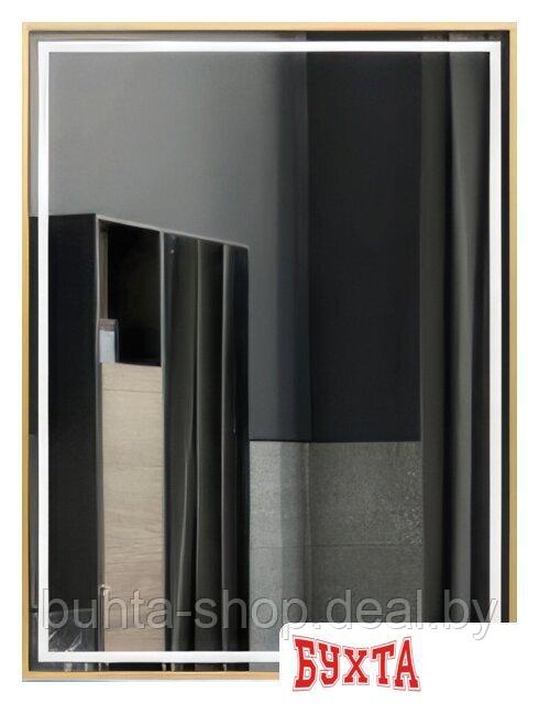 Мебель для ванных комнат Алмаз-Люкс Зеркало ЗП-148 60x80 (золотистый, с подсветкой) - фото 1 - id-p214780204