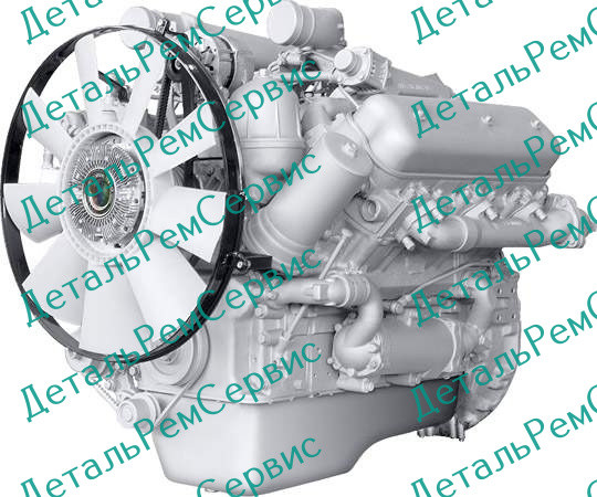 Двигатель V-образный 6-цилиндровый дизельный ЯМЗ-236БЕ - фото 1 - id-p220819050
