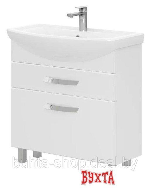 Мебель для ванных комнат Volna Тумба Onda 70.2Y напольная с умывальником Балтика - фото 1 - id-p218453025
