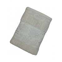 Махровое полотенце для лица 50х90 бежевое NURPAK 245