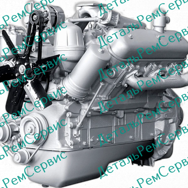 Двигатель V-образный 6-цилиндровый дизельный ЯМЗ-236Д - фото 1 - id-p220819231