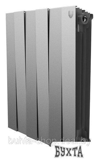 Биметаллический радиатор Royal Thermo PianoForte 500 Silver Satin (10 секций) - фото 1 - id-p184983832