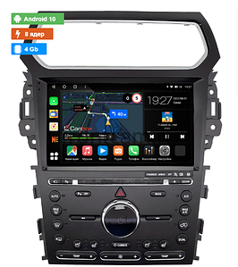 Штатная магнитола Ford Explorer 5 (2010-2019) (Frame A) Canbox  на Android 10 (4G-SIM, 4/64, DSP, QLed)