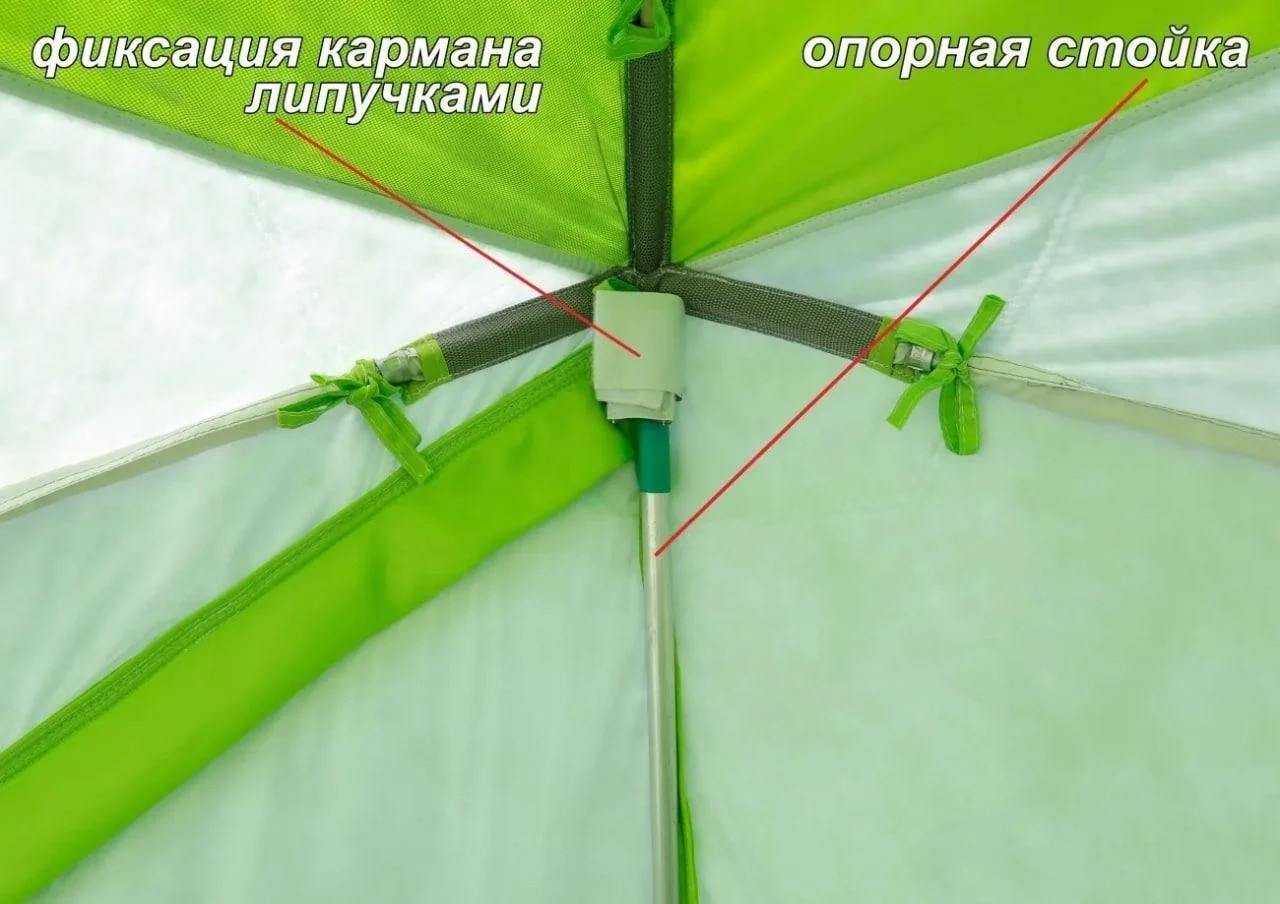 Стойки опорные 166 см для палатки КубоЗонт, комплект 4 шт в чехле - фото 2 - id-p220819369